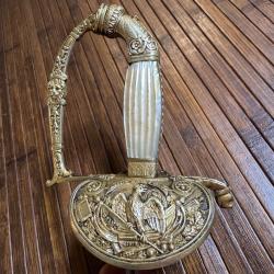 RARE &Eacute;P&Eacute;E D'OFFICIER SUP&Eacute;RIEUR DE LA GARDE NATIONALE : LIBERT&Eacute; - ODRE PUBLIC - FRANCE - CHARTE