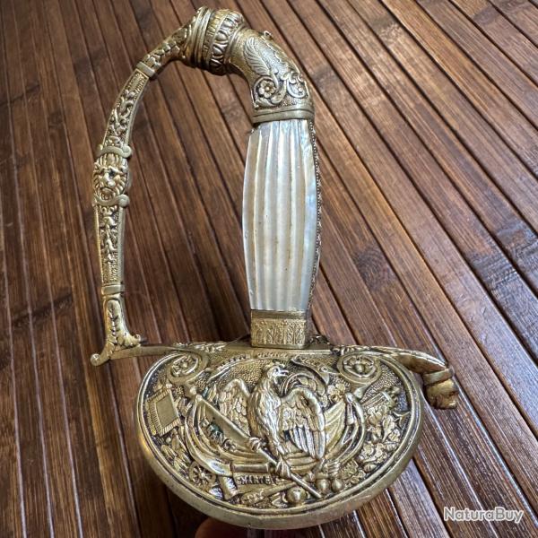 RARE �P�E D'OFFICIER SUP�RIEUR DE LA GARDE NATIONALE : LIBERT� - ODRE PUBLIC - FRANCE - CHARTE