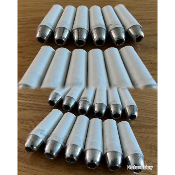 Cartouches papier 1,8 & 1,5g Suisse n�1 pointes creuses x96 sous vide (.454)