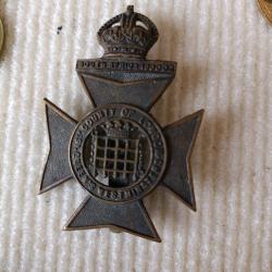 Insigne de casquette anglais ww1