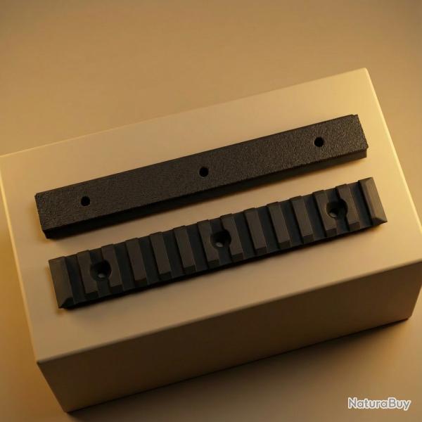 Rail Picatinny - 140mm 3D