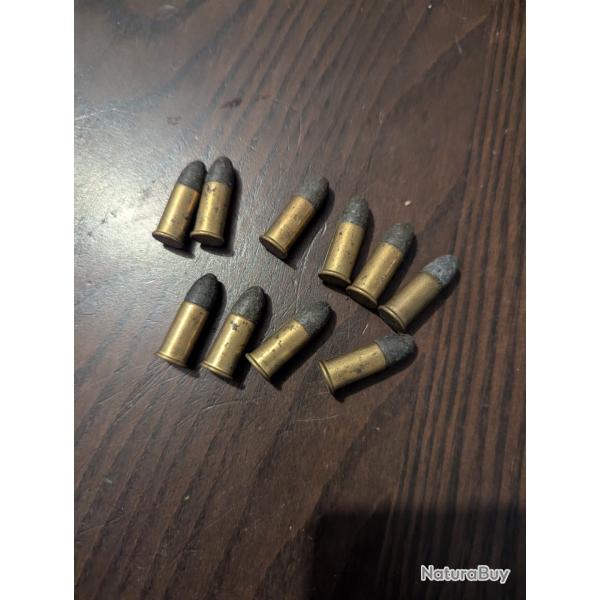 Lot de cartouches anciennes 320 bulldog pour collection