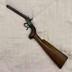 EXCEPTIONNEL  PISTOLET DE SALON cal. 22 short