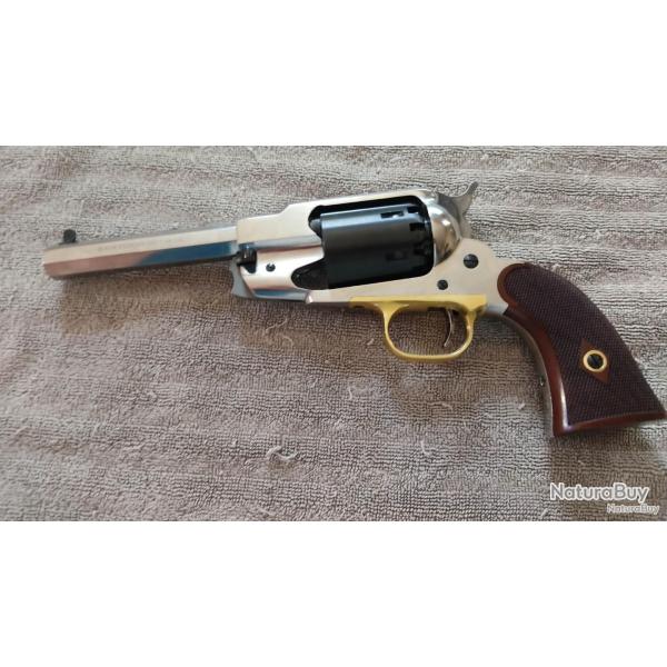 Revolver Pietta Remington 1858 Sheriff (canon 5.5 pouces)  INOX CUSTOM