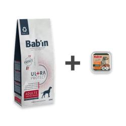 1 Paquet de croquettes 10 kg BAB'IN UL+TRA PROTECT+1 terrine au choix 1 BAB'IN Ul+tra Protect+1 terr