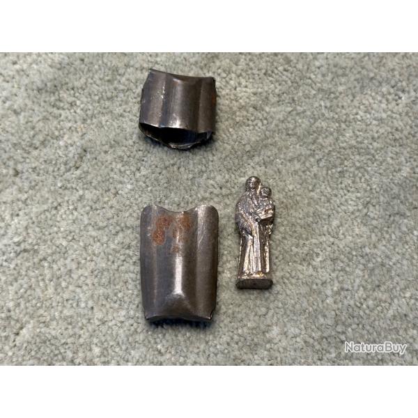 RELIQUAIRE DE POILU  1914 /1918 WW 1