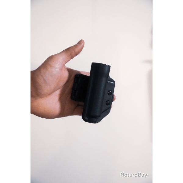 Porte-b�ton t�lescopique Kydex - Inclinaison 90� - Port tactique