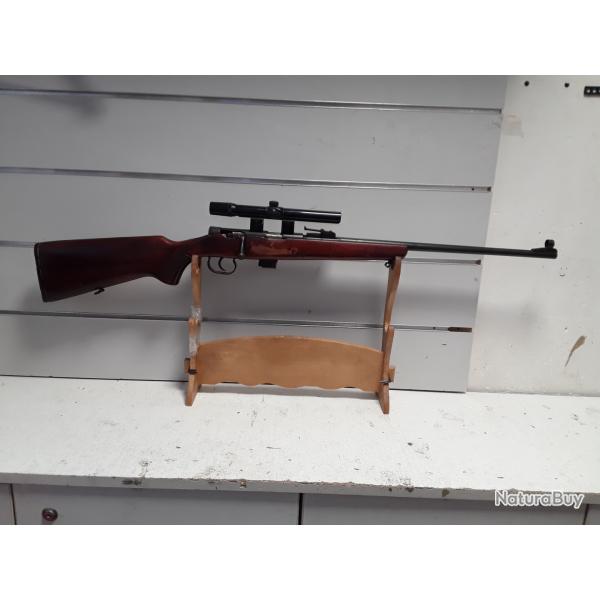 Carabine a verrou Toz cal.22lr bois can.54cm + lunette 4x20