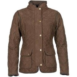 Veste femme Chocolat Matelass&eacute;e. coupe cintr&eacute;e et style urbain