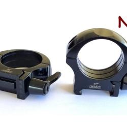 Colliers ULTRALIGHT QD Rusan - Hauteur 17 mm - NORME PICATINNY