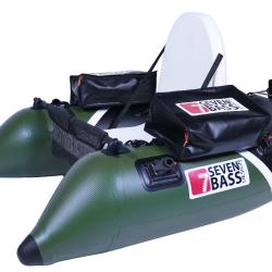 Float Tube Seven Bass Rockstar 150cm 120cm 160kg 10,5kg Vert / Noir