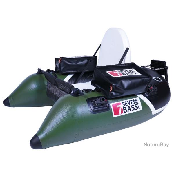 Float Tube Seven Bass Rockstar 150cm 120cm 160kg 10,5kg Vert / Noir