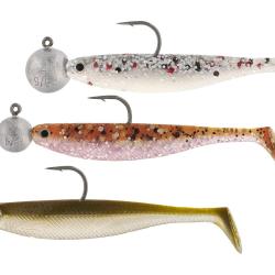 Kit Leurres Souples Westin Shadteez Slim RNR 4,7cm Clear Water Mix 1,5g / 2,5g / 4g