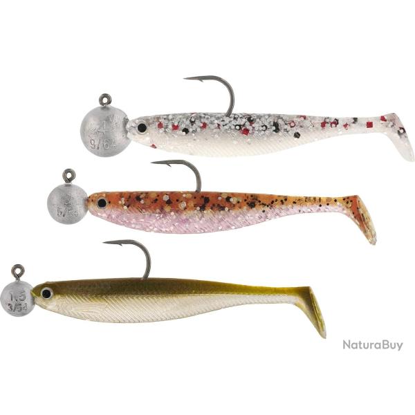 Kit Leurres Souples Westin Shadteez Slim RNR 4,7cm Clear Water Mix 1,5g / 2,5g / 4g