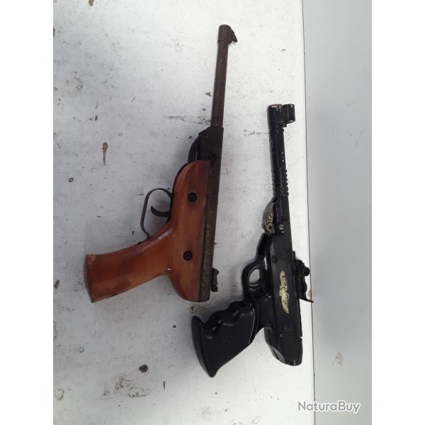 Lot de x2 pistolets air comprime