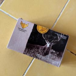 Fox bullet 243 cartouches pleines neuves80grains/5,2g