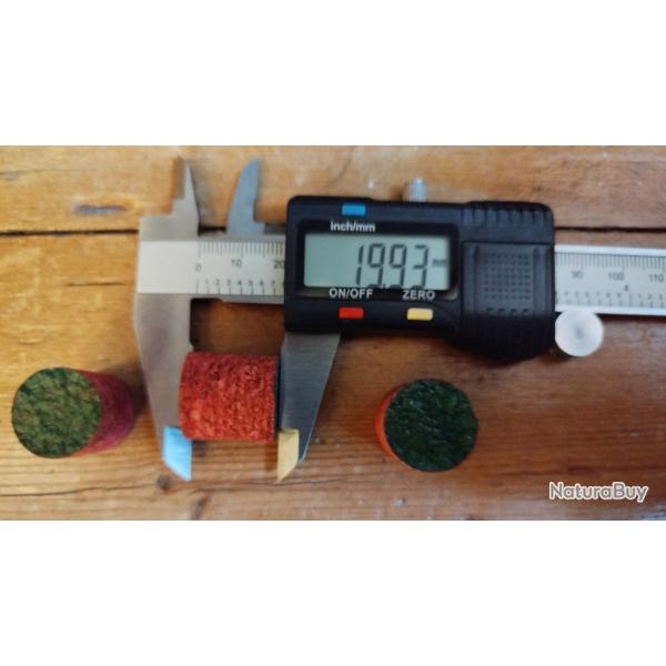 Bourres li�ges parrafin�es calibre 12