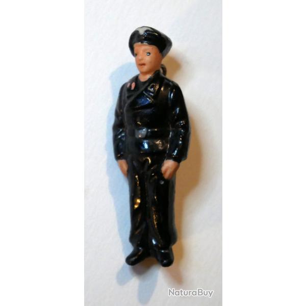 D�coration badge porcelaine vwhw secours d'hiver - soldat marine ww2 - Original, militaria no�l