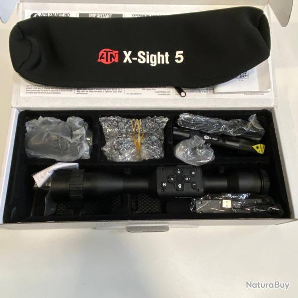 ATN X-Sight 5 V2 3-15x Lunette de vision Jour & Nuit Ultra HD 4K+ Intelligente d'occasion