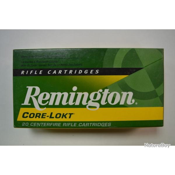 1 BOITE DE 20 MUNITIONS MANUFACTURE CALIBRE 260 REMINGTON EN 140GR CORE-LOCK NEUVE