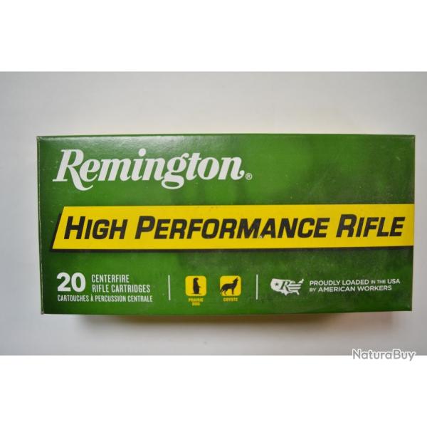 1 BOITE DE 20 MUNITIONS REMINGTON CALIBRE 22-250 EN 55GR PSP NEUVES