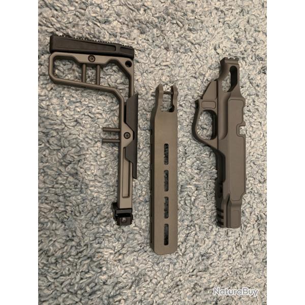 Ch�ssis GRAY BIRCH CZ457 + poign�e Magpul AR-15