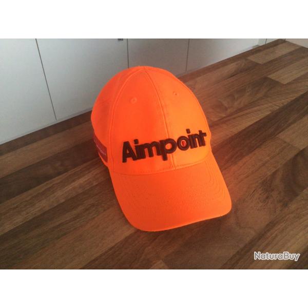 Casquette aimpoint orange neuve