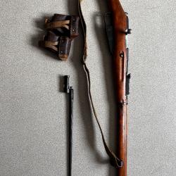 Fusil Mosin Nagant 91/30 de 1943. Bo&icirc;tier rond. Calibre 7,62x54r