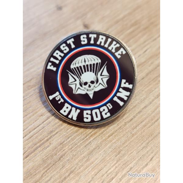 INSIGNE M�TAL DU 502 �ME PIR "FIRST STRIKE"