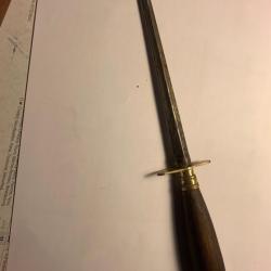 stylet corse,a lame triangulaire ,lt : 29 cm