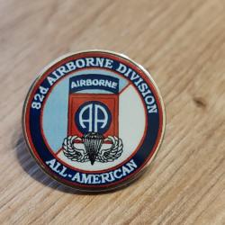 INSIGNE M&Eacute;TAL DE LA 82 &Egrave;ME AIRBORNE "ALL AMERICAN"