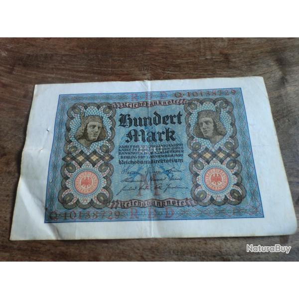 billet allemagne 100 mark / Q.10138729