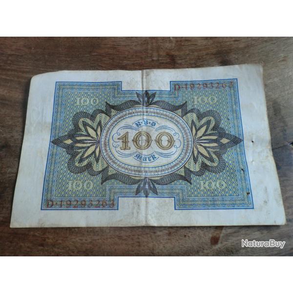 billet allemagne 100 mark / D.19293263