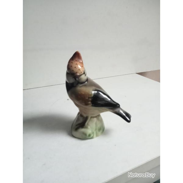 oiseau en ceramique �maill� dans le style de karl ens hauteur 11 c x 10 cm, Ref : k6