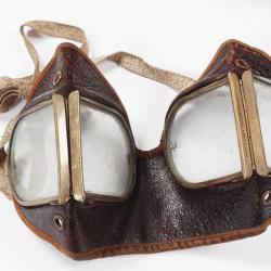 WW1 LUNETTE DE VOL AVIATEUR 14/18 BREVET SGDG A&Eacute;RONAUTIQUE MILITAIRE - FRANCE Premi&egrave;re guerre mondia