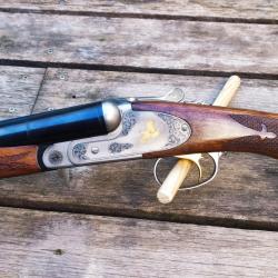 Fusil Zabala Anthea Juxtapos&eacute; Cal.12/76 Eprouv&eacute; acier Chokes Inter