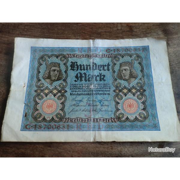 billet allemagne 100 mark / C.187700631