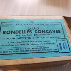 Boite de 400 rondelles concaves, Cal 16