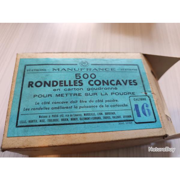 Boite de 400 rondelles concaves, Cal 16