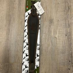 Bretelle RISERVA pour carabine en cuir - CHEVREUIL- R1872