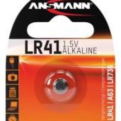 Pile Alcaline LR41 - 1.5 volts - Ansmann