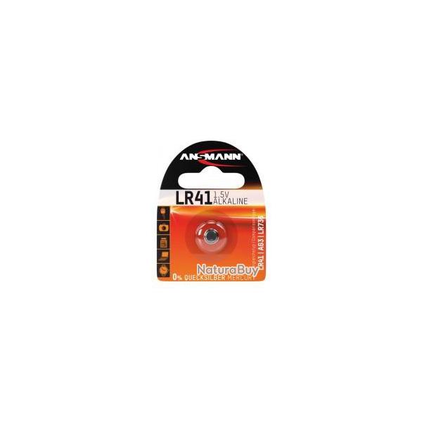 Pile Alcaline LR41 - 1.5 volts - Ansmann