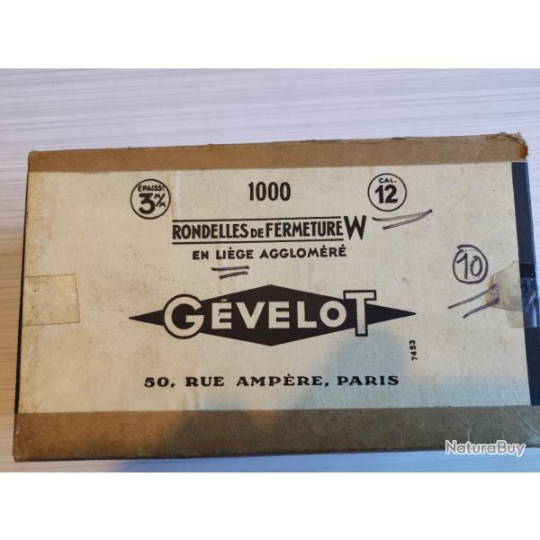 Boite 1000 rondelles de fermeture, Cal 12