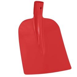 T&ecirc;te pelle acier enduit poudre rouge 32x24,5 cm r&eacute;sistante intemp&eacute;ries