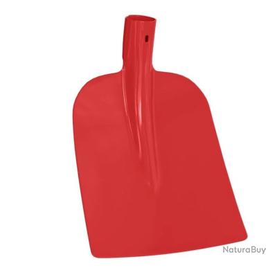 Tête pelle acier enduit poudre rouge 32x24,5 cm résistante intempéries ...