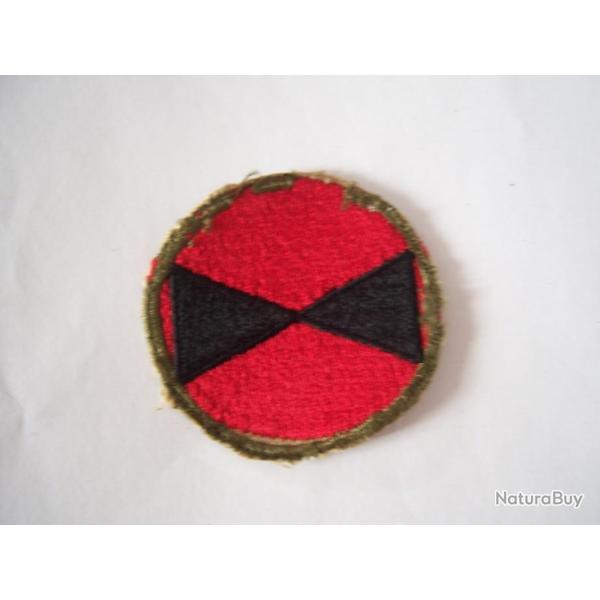 Insigne  US  7th Infantry Division 2 GM 100% originale   Patch USA