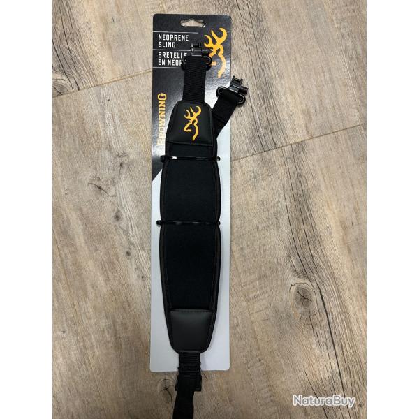 BRETELLE CARABINE BROWNING SLING NEOPRENE RIFLE BIG GAME BLACK