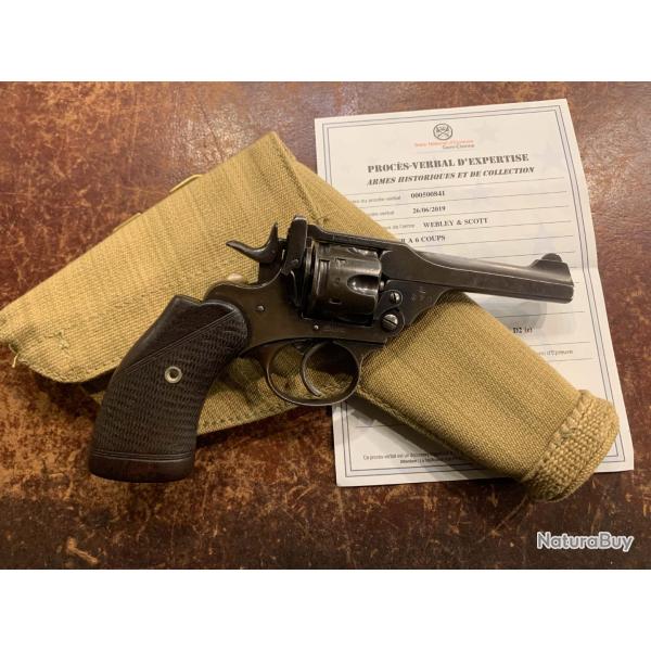Revolver Webley & Scott MkIII calibre 38 Smith & Wesson
