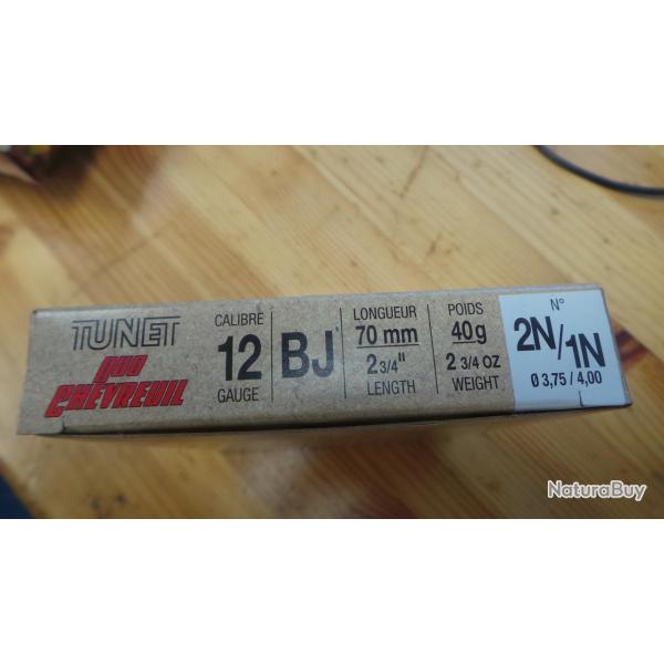 Cartouches TUNET Duo Chevreuil Cal. 12/70