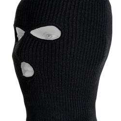 CAGOULE &Agrave; 3 TROUS BALACLAVA - NOIRE - 3M THINSULATE